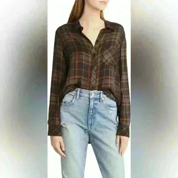 Rails Hunter Metallic Flannel - Picture 1 of 6